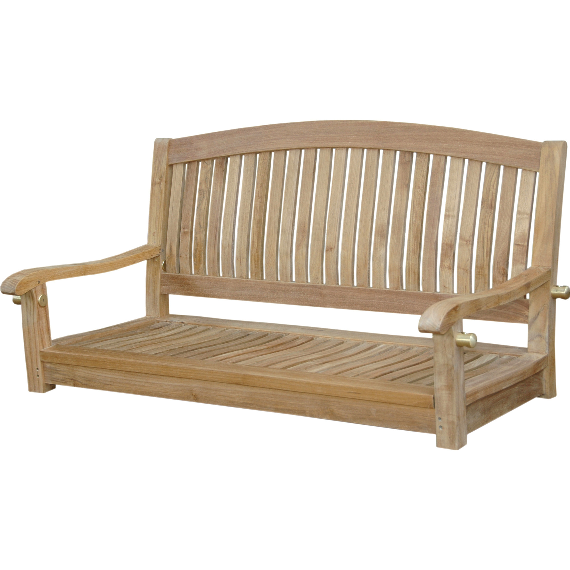 Luxury Outdoor Hanging Swing Bench Swing Patio Solid Teak Wood - Yuoan