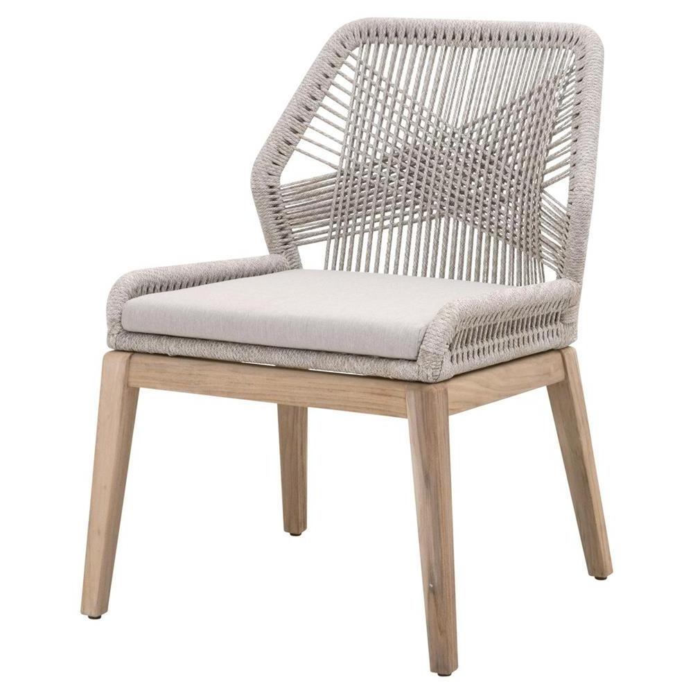 Dining Chair Rope Rattan Royal Garden Outdoor Furniture - Angela