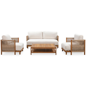 Garden Furniture Teak Sofa Sets Outdoor Patio Furniture Garden Set -OJ