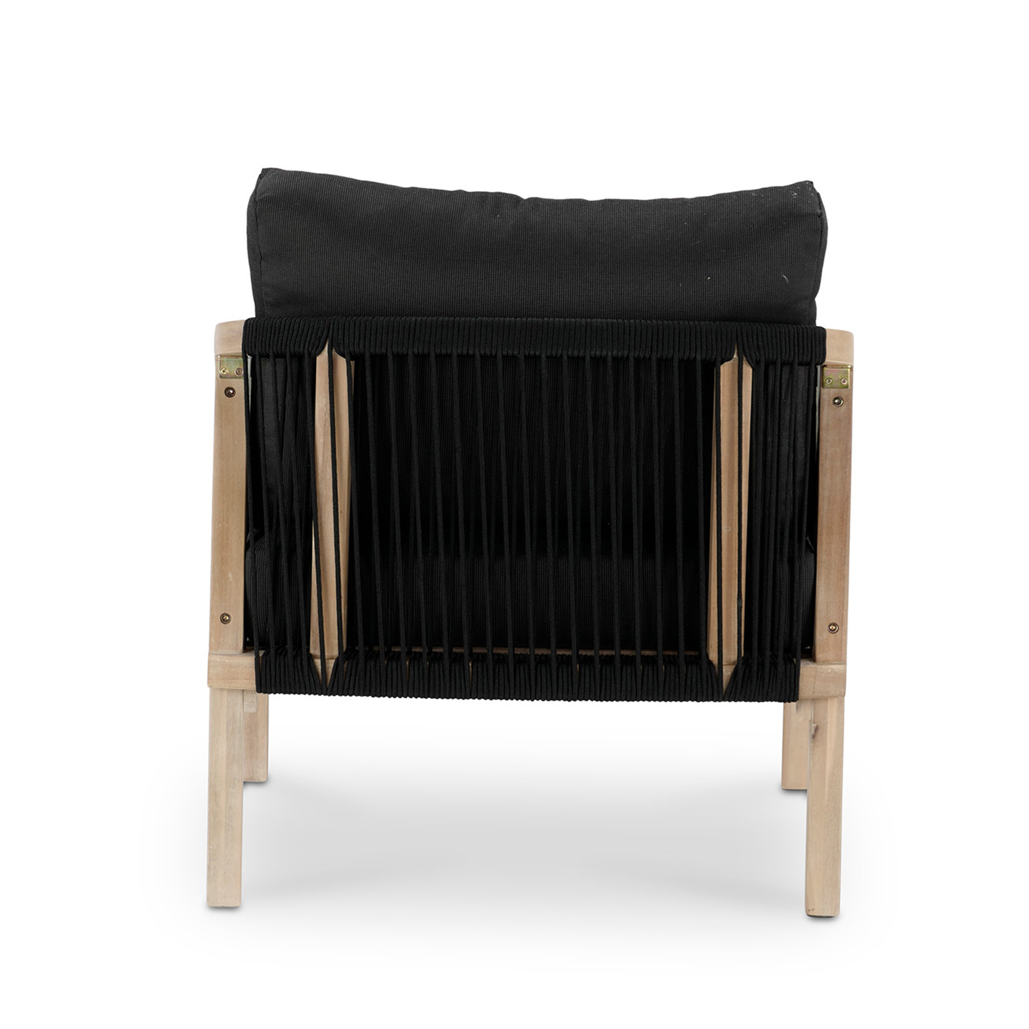 Lounge Chair Outdoor Furniture With Black Rope Patio Furniture - Ginio