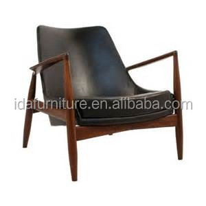 Low Back Wood Lounge Seal Chair For Livingroom Furniture