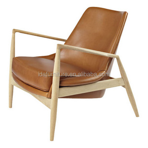 Low Back Wood Lounge Seal Chair For Livingroom Furniture