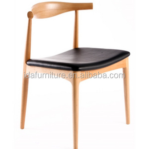 Modern Luxury Hans Wegner Dining Chairs Elbow Chair Round Soild Wood Living Room Furniture Leisure Chair