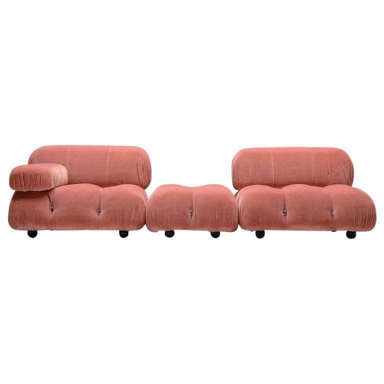 Nordic leisure furniture L-shaped modular sofa combination sofa set combination velvet sofa for living room