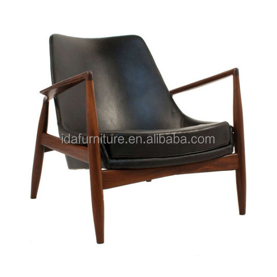 Low Back Wood Lounge Seal Chair For Livingroom Furniture