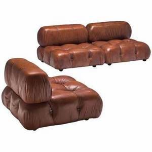 Ins Popular  Sectional Combination Square Modular Corner Floor Couch Lounge Fashion Premium Leather Sofa