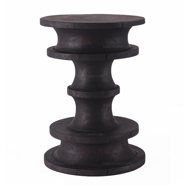 modern design stool High-quality design sole solid oak stool Wooden sheesham wood stool reclaimed wood bar table