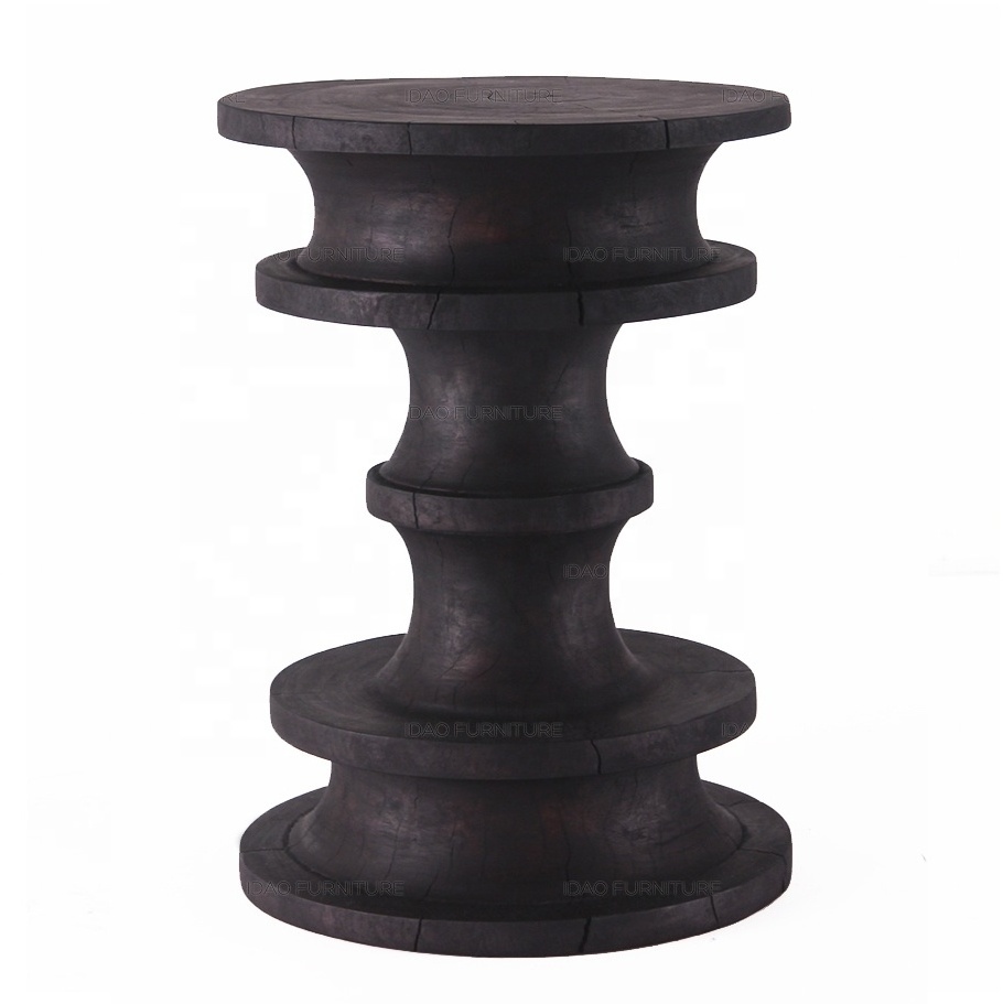 modern design stool High-quality design sole solid oak stool Wooden sheesham wood stool reclaimed wood bar table