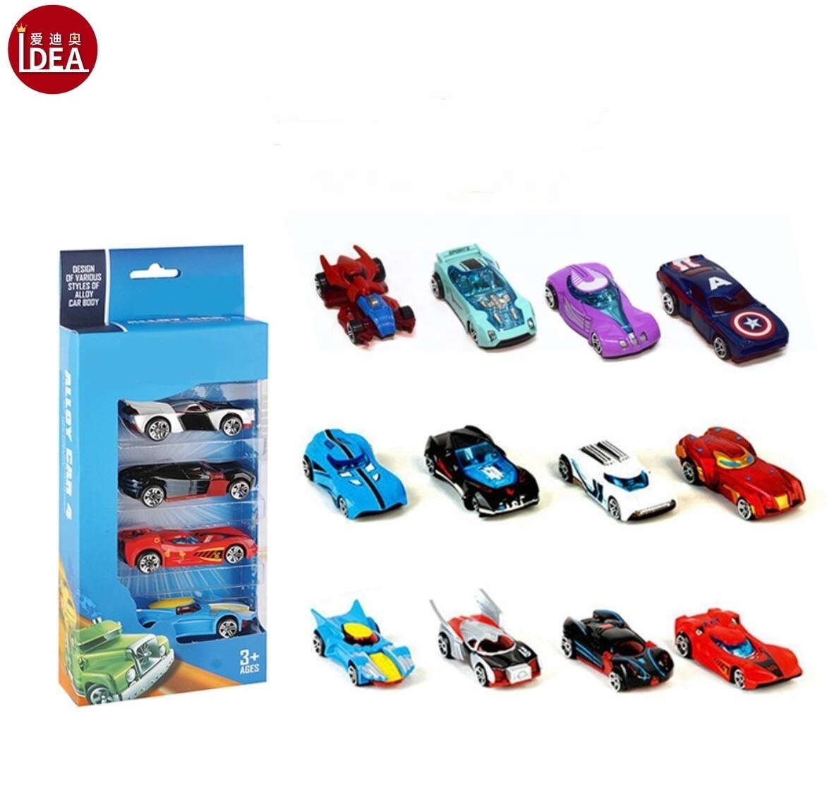 hot sale Wholesale custom 1:64 scale alloy diecast toy cars with moveable wheels