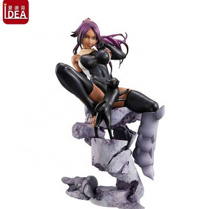 oem 3d anime cartoon action figure maker anime sexy girl figure miniature with cat