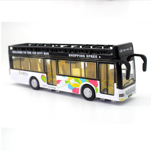 Hot selling custom rc 1:32 scale model bus plastic die cast toy bus