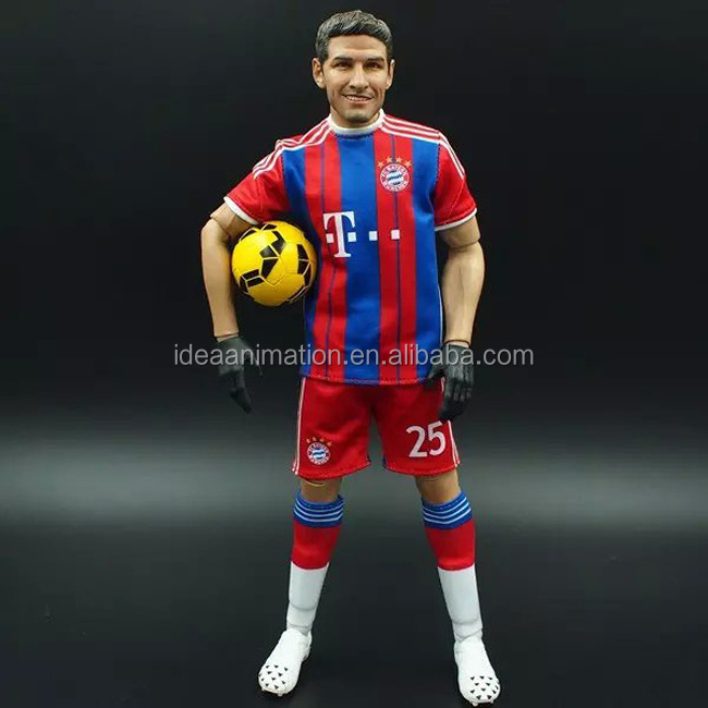 3d printing soccer figure oem custom football player figure in China