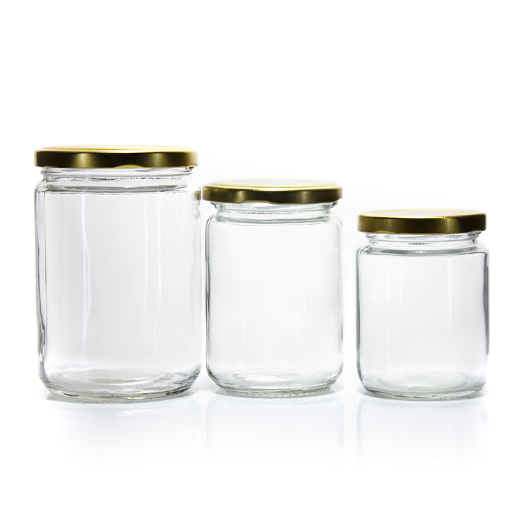 Personalized Custom 3oz 8oz 10oz 16oz 24oz 32oz Glass Jar Food Storage Container WIth Lids