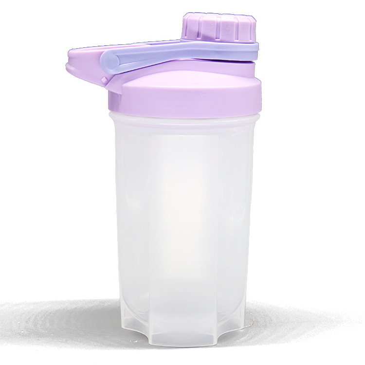 New Design 16Oz 20Oz 25Oz Durable Eco-Friendly Plastic Shaker Drinking Bottle With Metal Ball