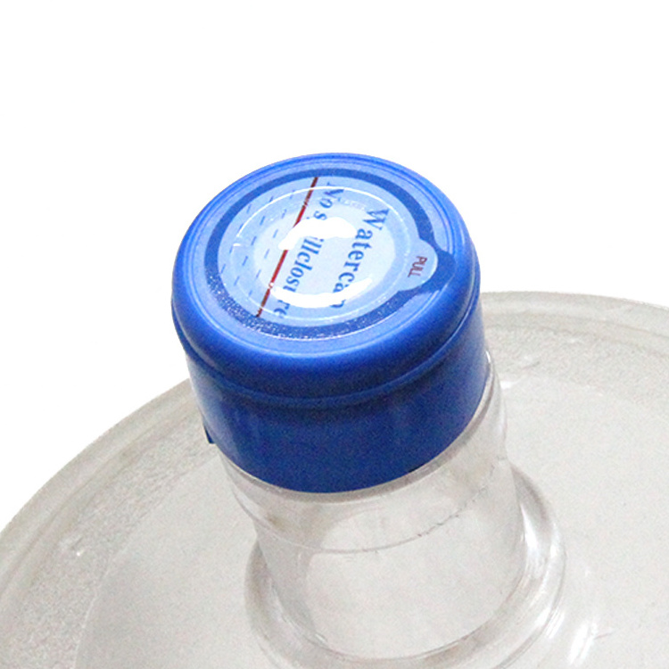 Plastic PVC Heat Shrink Sleeve Label For 5 Gallon Water Bottles Cap Seal