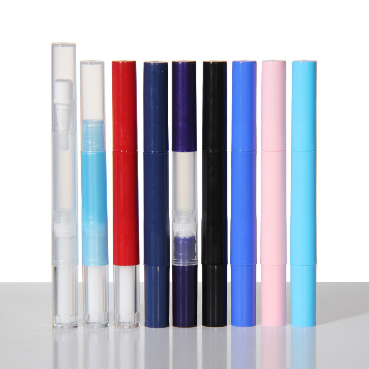 Empty Cosmetic Twist Pen Container 2Ml 3Ml 5Ml Lip Gloss Cuticle Oil Nail Polish Twist Pen With Brush