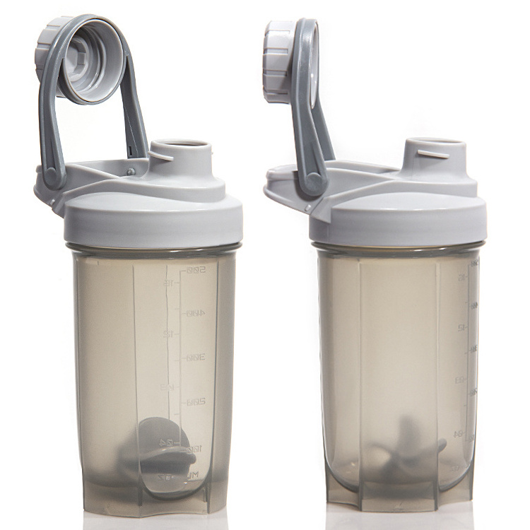 Custom Design 16Oz 20Oz 25Oz Sport Gym Blender Plastic Shaker Drinking Bottle For Protein Shakes