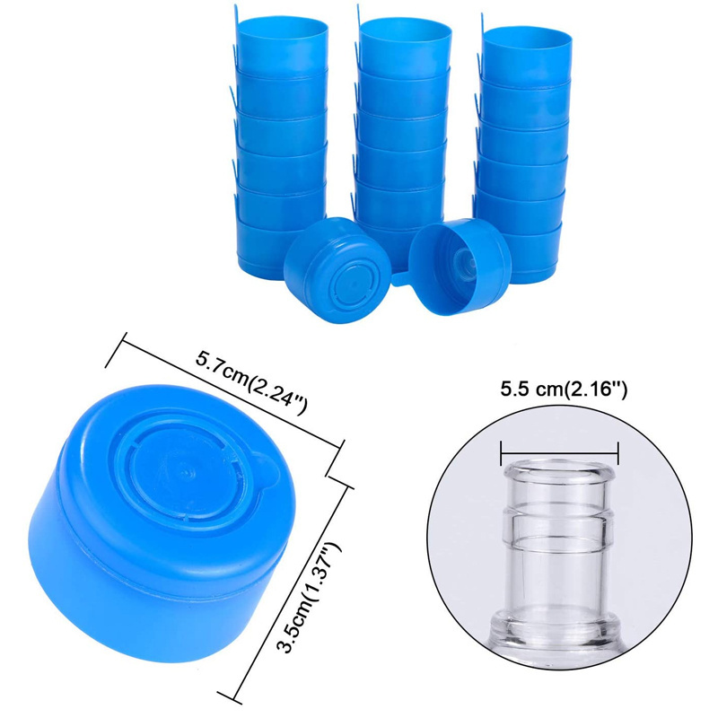 55Mm Neck 5 Gallon Water Bottle Cap With Seal