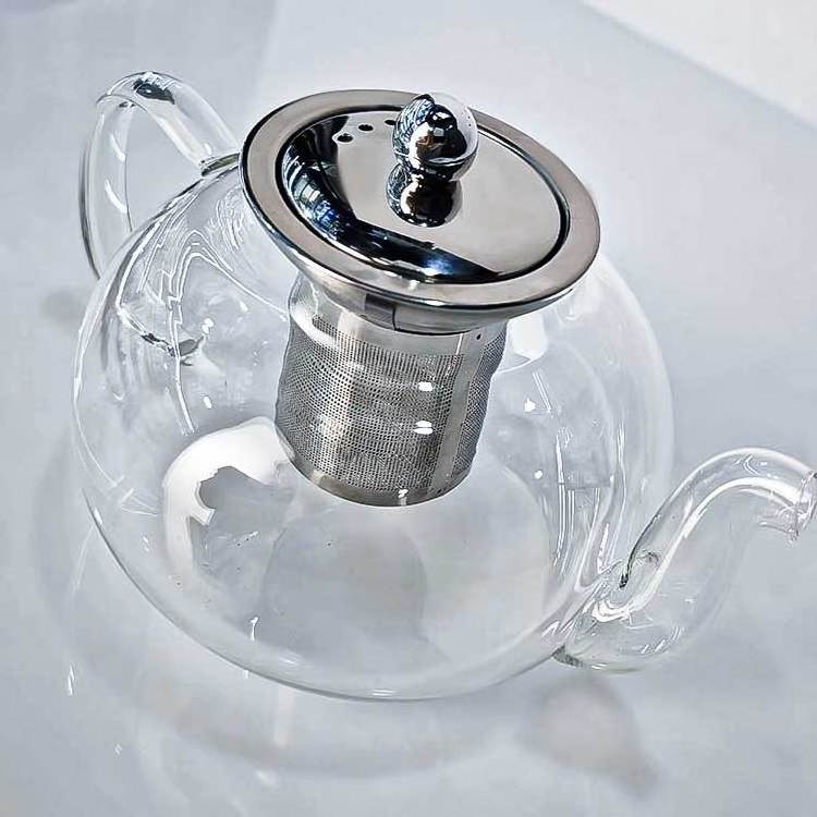 550ml 750ml 950ml 1300ml Glass Teapot With Removable Stainless Steel Infuser And Steeper Filter Tea Makerset Glass Teapot