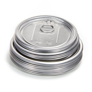 52 Mm 65 Mm 73 Mm 83 Mm 99 Mm Easy Opening Aluminum Foil Easy Peel-off Lids For Paper Canister