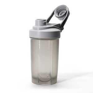 Custom 500Ml 600Ml 750Ml Sport Gym Blender Plastic Shaker Bottle With Metal Ball