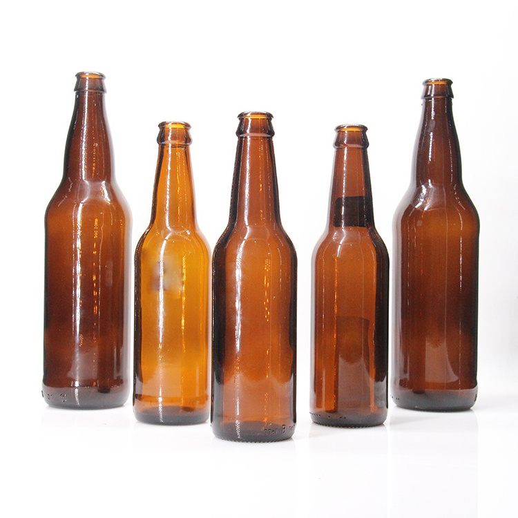 Wholesale Best Selling Recyclable 330ml Cobalt Blue Amber Glass Beer Bottle With Crown Top