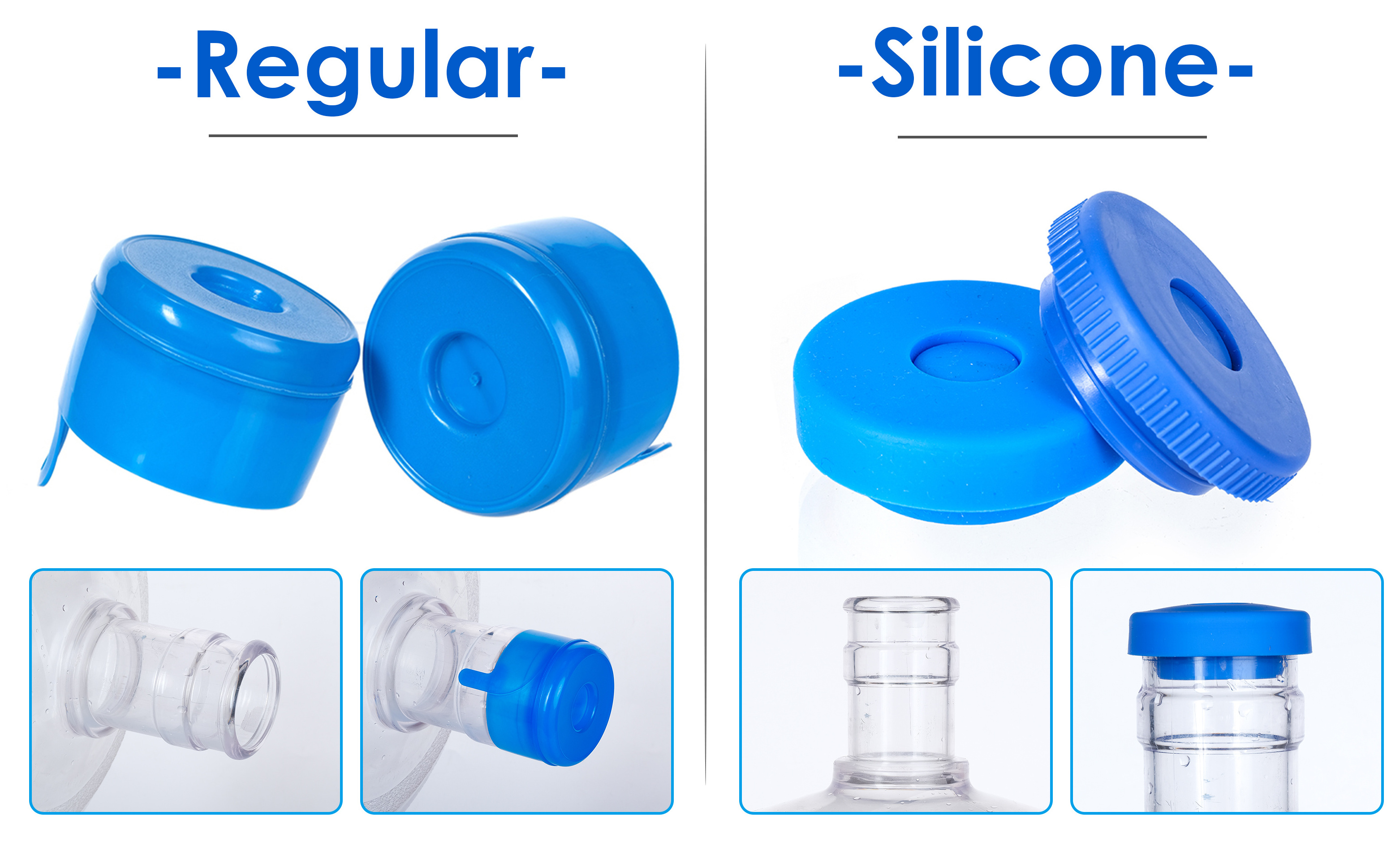 Plastic 5 Gallon Water Bottle Cap Non-Spill Caps for 5 Gallon Water Bottle