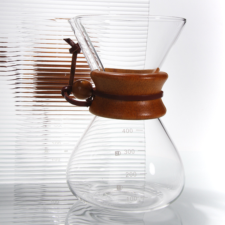 Handmade Coffee Maker Utensil Glass Cloud Pot Coffee Share Pot Pour Over Coffee Pot For Family Use