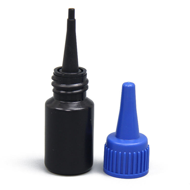 Hdpe Glue 30Ml 60Ml 100Ml 120Ml 250Ml 500Ml 1000Ml Transparent Black Squeeze Plastic Dropper Bottle With Twist Cap