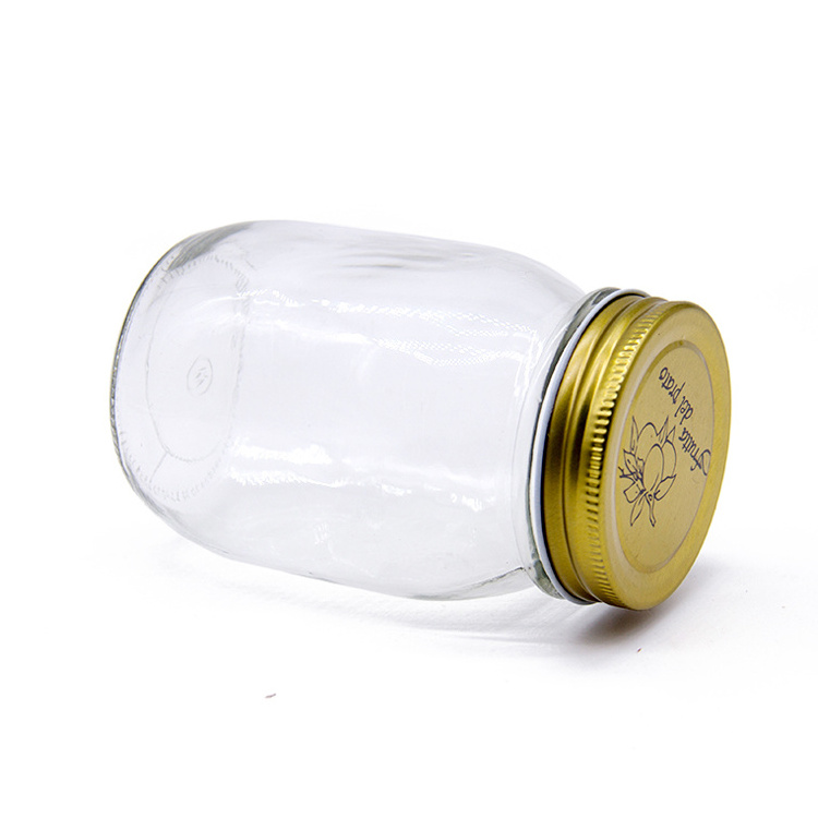 4oz 6oz 8oz 10oz 12oz Glass Jar Wooden Lid Glass Jar Large With Screw Top Lid Hot Sell wholesale