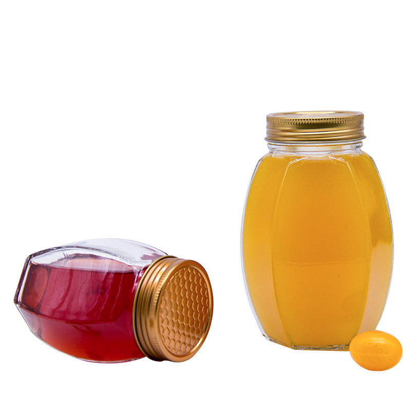 Factory 730Ml 100Ml 380Ml Honey Jar Jam Jelly  Glass Honey Jar With Lids