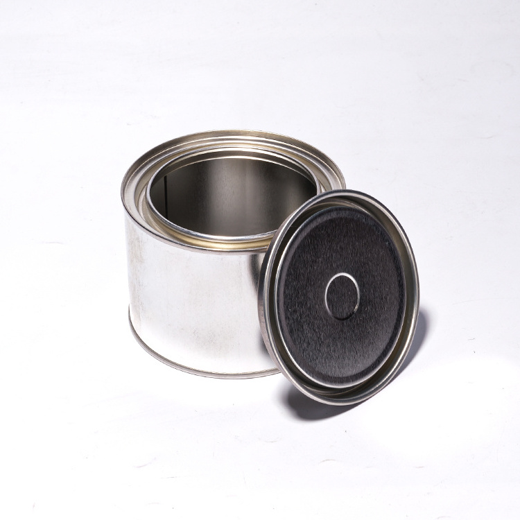 Ready To Ship 50G 60G 100G Round Empty Caviar Tins Canned Tin Can With Tinplate Lids