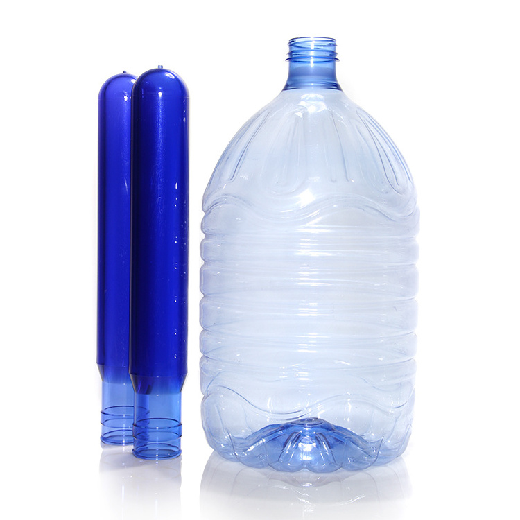 High Quality 5 gallon 700g 720g 750g new pet plastic product preform for 18.9L 19 L 20L water bottle with lid and handle