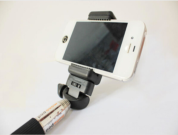 High quality tripod clip phone holder cell phone mount clamp for mobile phone camera