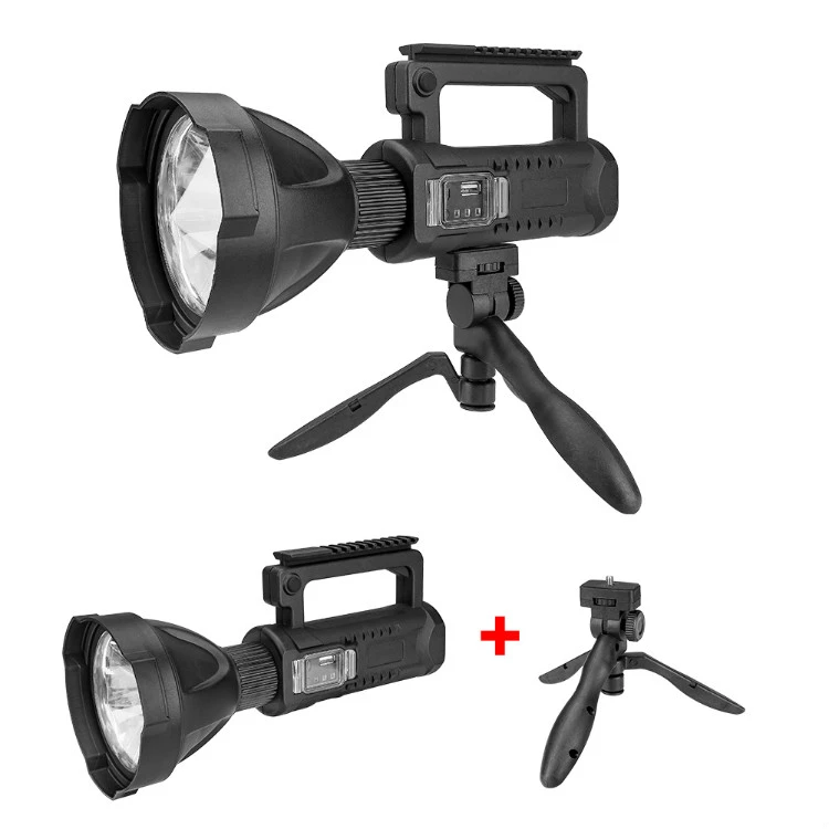 Rechargeable Spotlight Flashlight Searchlight Handheld Spotlight