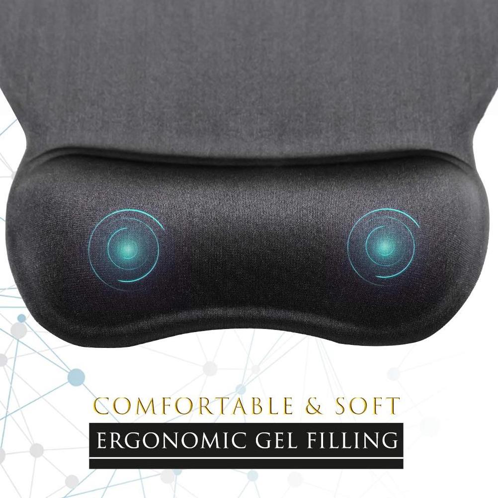 Hot Selling Factory Wholesale Comfortable Basics Gel Computer Mouse Pad with Wrist Support Rest