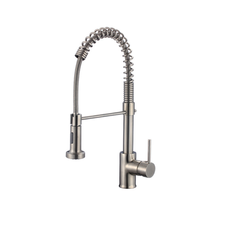 antique bronze high pressure brushed  kitchen faucet and 304 stainless steel touch sensor kitchen tap