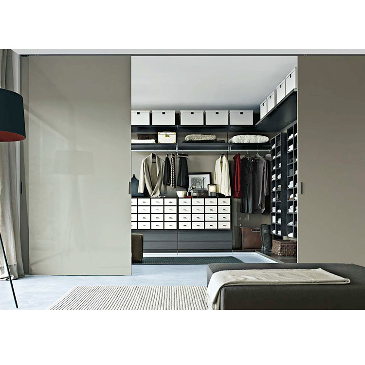 New condition bedroom walk in wardrobe closet accessories light modern designs