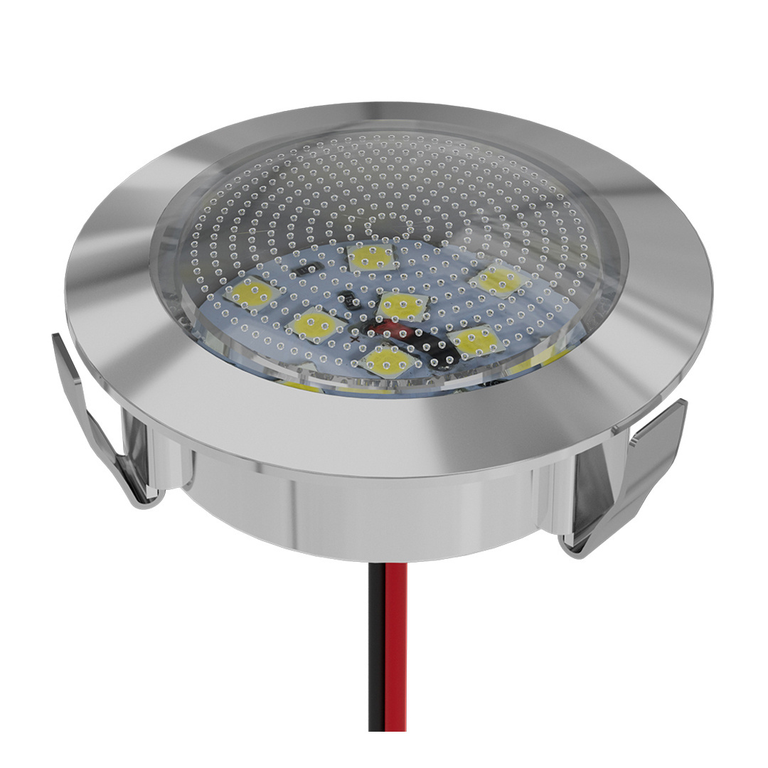 Caravan Accessories Dc12V 1W Good Heat Dissipation Rv Led Light Camper Car Cabinet Ceiling Light