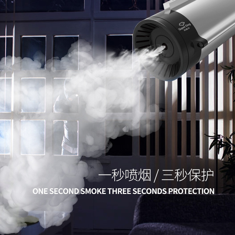 Anti theft smoke fog machine security alarm system