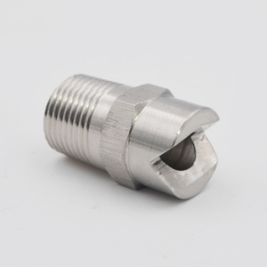 Industrial HU HVV Vee jet water flat fan spray nozzle for high impact pressure cleaning car washing