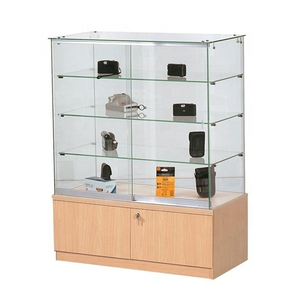 Guanngzhou manufacturer wooden glass cabinet used for display