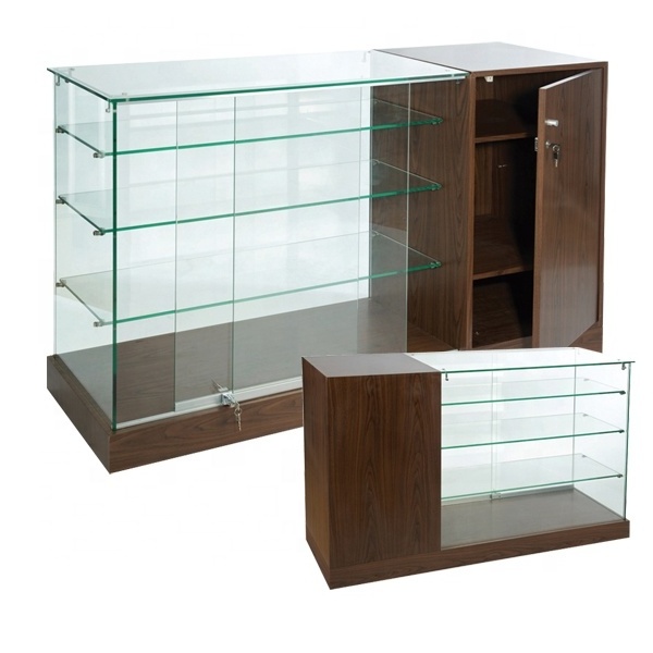 Guanngzhou manufacturer wooden glass cabinet used for display