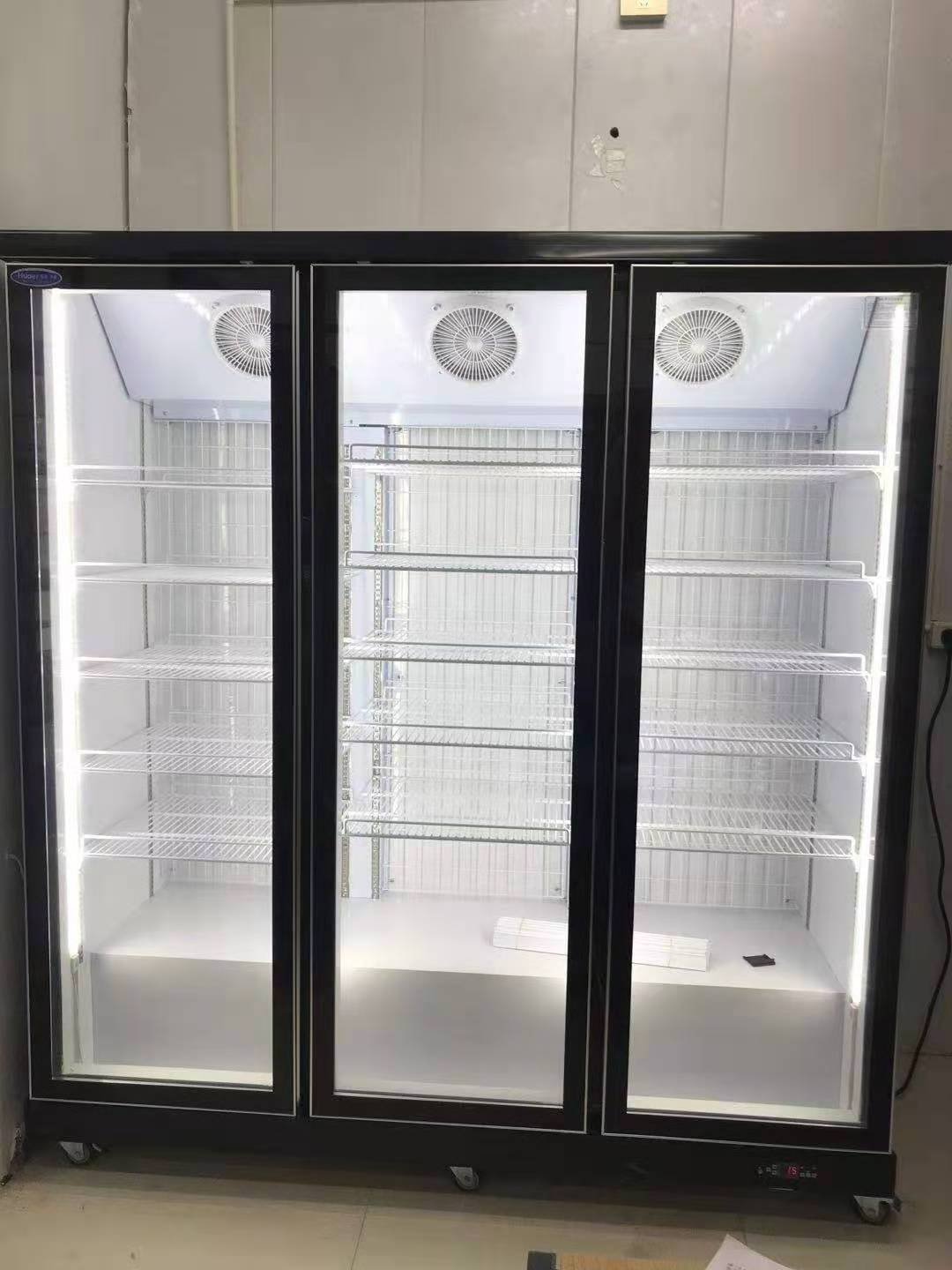 Commercial Supermarket Frozen Food Refrigerator Upright Display Freezer For Sale