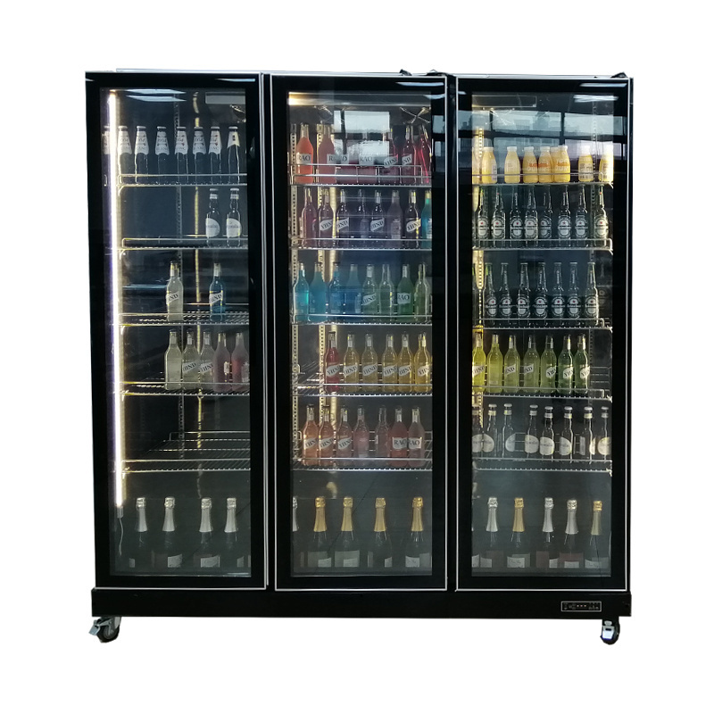 Shop Merchandising Reach-In Refrigerators Pepsi Upright Beverage Cooler Beer Bottle Fridge