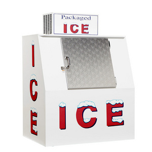 Automatic Defrost Commercial Indoor and Outdoor Ice Boxes Merchandiser Freezer Box