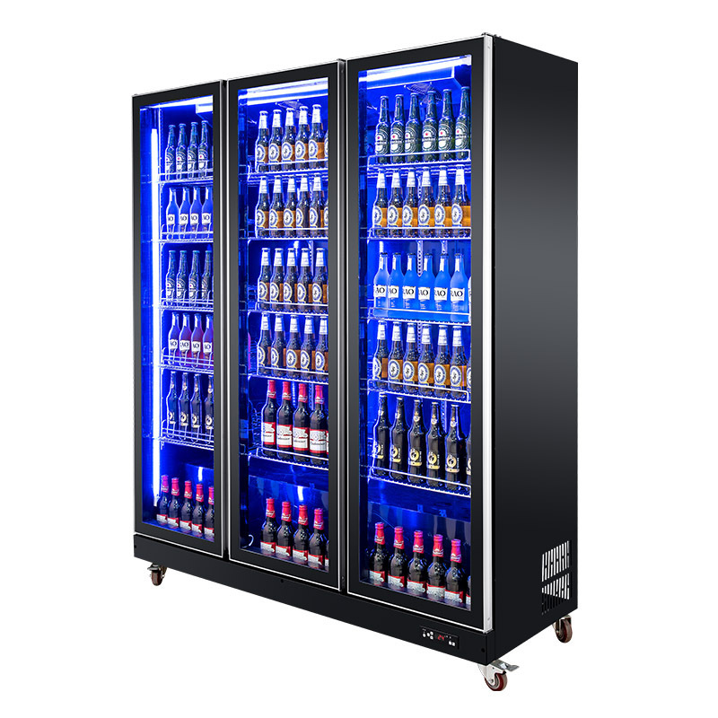 Shop Merchandising Reach-In Refrigerators Pepsi Upright Beverage Cooler Beer Bottle Fridge