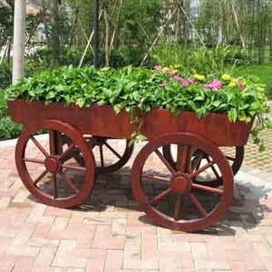 Wholesale Car Shape Garden WPC Big Flower Pots Planter