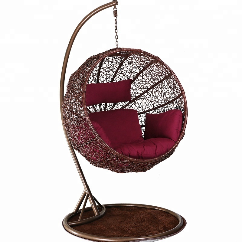 Jhula Wicker Egg Shape Chair Indoor Patio Swing With Good Price