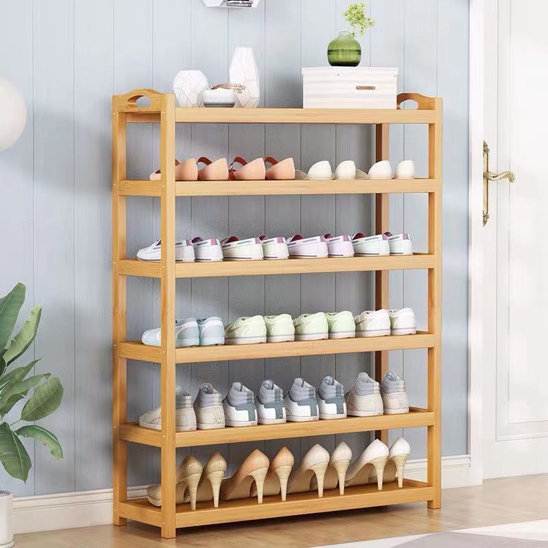 2021 Factory price  living room storage shoe rack OEM logo wood rack shelf decoration side table shoe rack with drawer